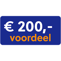 €200,- voordeel