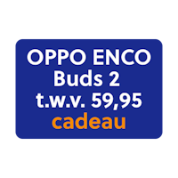 Met OPPO Enco Buds 2 (t.w.v. € 59,95)