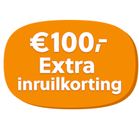 Direct € 100,- inruilkorting