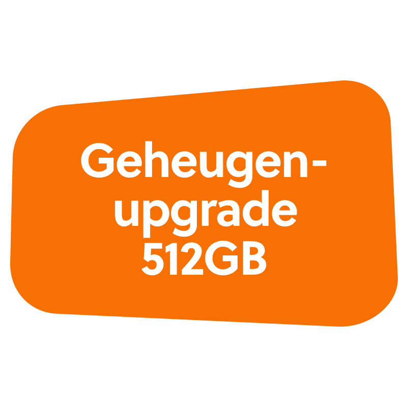 Tip: gratis geheugenupgrade naar 512GB t.w.v. €200,-