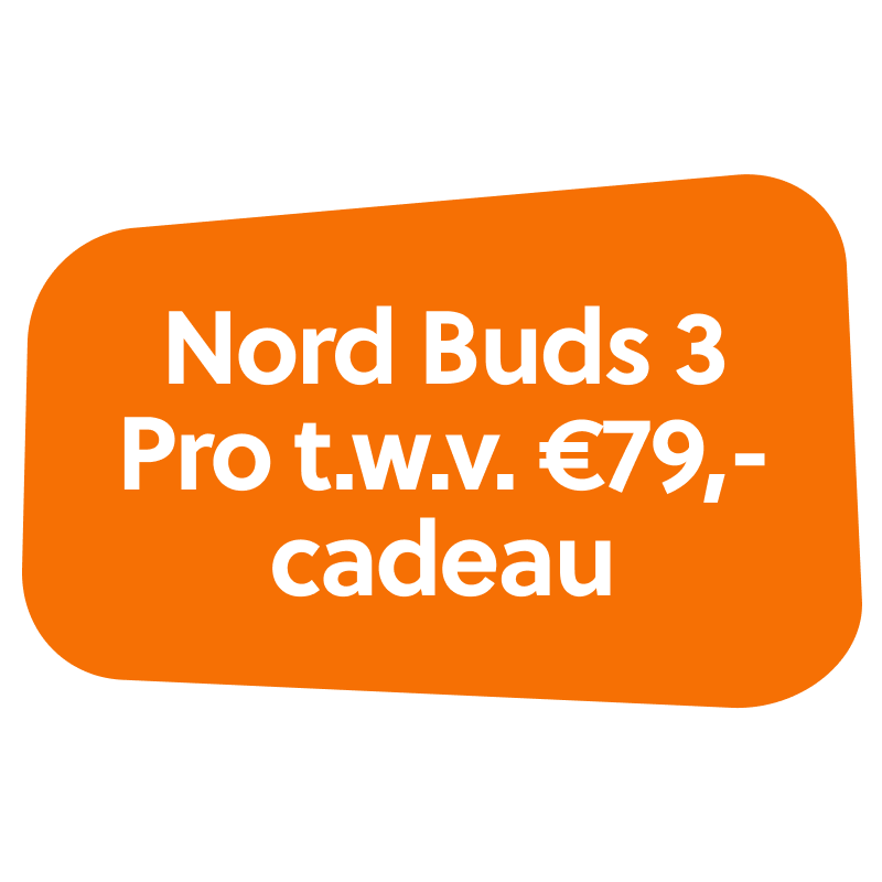Nord Buds 3 Pro t.w.v. €79,- cadeau