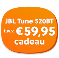 JBL Tune 520BT t.w.v. € 59,95 cadeau