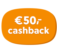 € 50,- cashback