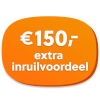 € 150,- extra inruilvoordeel